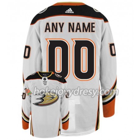 Pánské Hokejový Dres Anaheim Ducks Personalizované Adidas Bílá Authentic